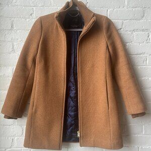 J. Crew Petite Lodge Coat in Italian Stadium Cloth Wool